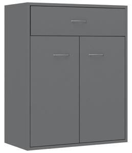 Příborník - šedý s vysokým leskem | 60x30x75 cm