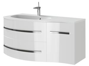 Kingsbath Vanessa White 110 koupelnová skříňka s umyvadlem Orientace: Pravá