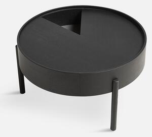 Konferenční stolek "Arc", 2 varianty - Woud Varianta: jasan, černá barva