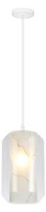 Toolight - Závěsná stropní lampa Marble - bílá - APP909-1CP