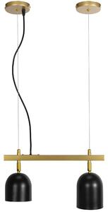 Toolight - Závěsná stropní lampa Kali - černá/zlatá - APP1033-2C