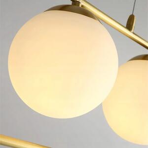 Toolight - Závěsná stropní lampa Sphera - zlatá - APP915-3CP