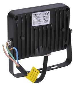 SOLIGHT LED reflektor PRO 10W/230V/850Lm/5000K/120°/IP65, černý