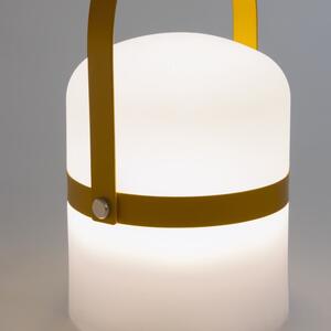 Bílá venkovní lampa Kave Home Janvir, výška 16 cm