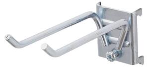 AJ Produkty Dvojitý háček Ø 5 mm, D 150 x Š 20 mm, bal. 5 kusů