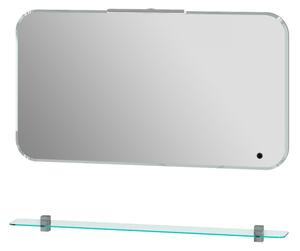 Kingsbath Velluto 100 koupelnové zrcadlo s poličkou a LED osvětlením