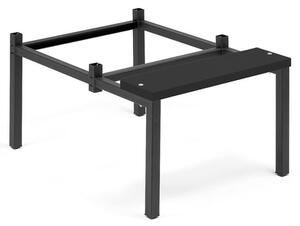 AJ Produkty Lavice k šatní skříňce, 600 mm, černá