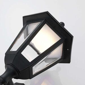 Lindby - Iavo LED Venkovní Nástěnné Světlo w/Sensor Black/ClearLindby - Lampemesteren