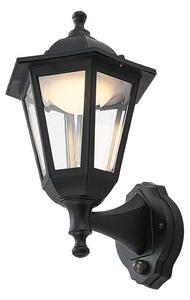 Lindby - Iavo LED Venkovní Nástěnné Světlo w/Sensor Black/ClearLindby - Lampemesteren