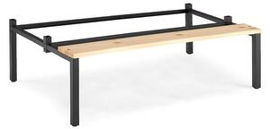AJ Produkty Lavice k šatní skříňce, 900 mm, borovice