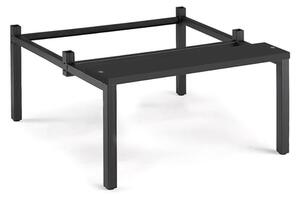 AJ Produkty Lavice k šatní skříňce, 800 mm, černá