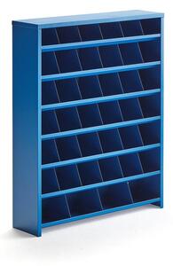 AJ Produkty Skříňka na součástky, 40 zásuvek, 980x800x220 mm, modrá