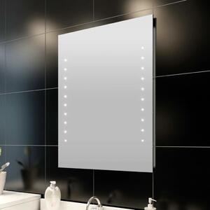 Koupelnové zrcadlo Maxlein s LED diodami - nástěnné | 50x60 cm