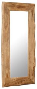Kosmetické zrcadlo Serub - masivní akáciové dřevo | 50x110 cm