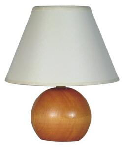 Stolní lampička SANDRIA Lampa dřevo koule střední