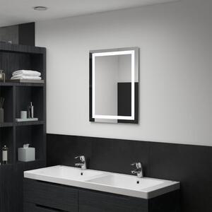 Koupelnové zrcadlo Margar s LED světly a dotykovým senzorem | 50x60 cm