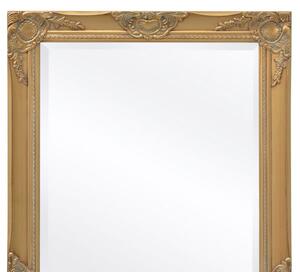 Nástěnné zrcadlo Almar v barokním stylu - zlaté | 140x50 cm