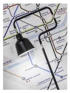 Černá stojací lampa s kovovým stínidlem (výška 150 cm) London – it's about RoMi