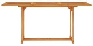 Zahradní stůl 150 x 90 x 75 cm masivní teakové dřevo