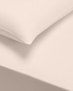 Sada 2 béžových povlaků na polštář z bavlněného saténu Bianca Standard, 50 x 75 cm