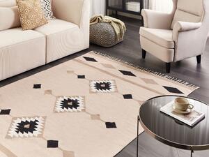 Bavlněný kelimový koberec 160 x 230 cm vícebarevný BERDIK