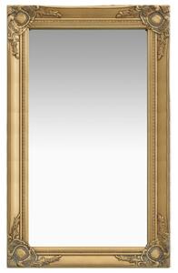 Nástěnné zrcadlo Parrenic - barokní styl - zlaté | 50x80 cm