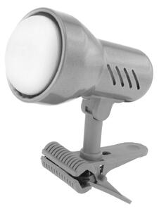 Lampička s klipem Temar E14 malá stříbrná