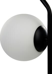 Skleněná stolní lampa 47 cm černá WAPITI