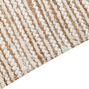 Bavlněný koberec 300 x 400 cm béžový/bílý BARKHAN