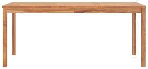 Zahradní jídelní stůl 180 x 90 x 77 cm masivní teakové dřevo