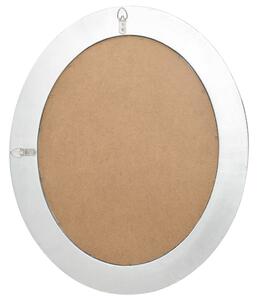 Nástěnné zrcadlo Seall - barokní styl - stříbrné | 50x60 cm