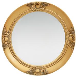 Nástěnné zrcadlo Seall - barokní styl - zlaté | 50 cm
