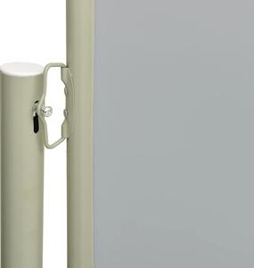 Zatahovací boční markýza 140 x 300 cm šedá