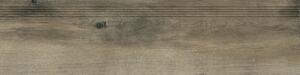 Schodovka Rako Saloon tmavě hnědá 30x120 cm mat DCPVF748.1