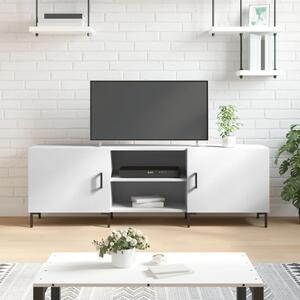 TV skříňka bílá 150 x 30 x 50 cm kompozitní dřevo