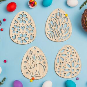 DUBLEZ | Dřevěné velikonoční dekorace - Vajíčka