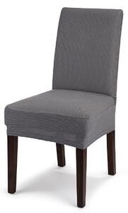 Multielastický potah na židli Comfort šedá, 40 - 50 cm, sada 2 ks