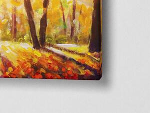 Liox XXL Obraz malba podzimního lesa Rozměr: 200 x 100 cm