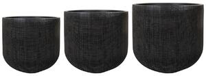 Ter Steege Sada 3 obalů Balia anthracite D37 H37