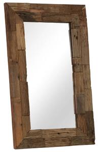 Zrcadlo - masivního recyklované dřevo | 50x80 cm
