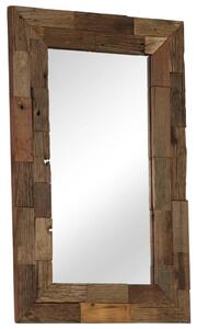 Zrcadlo - masivního recyklované dřevo | 50x80 cm