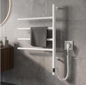 Vertaduro - El. otočný sušák na ručníky s term. ARA 60W/230V 65x49 cm IP44 bílá