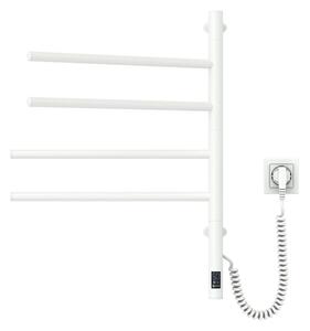 Vertaduro - El. otočný sušák na ručníky s term. ARA 60W/230V 65x49 cm IP44 bílá