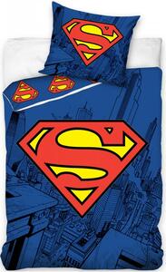 Bavlněné ložní povlečení Superman - 100% bavlna Renforcé - 70 x 90 cm + 140 x 200 cm