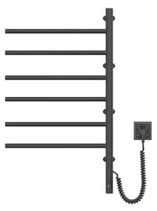 Vertaduro- El. otočný sušák na ručníky s term. ARA 105W/230V 82x49 cm IP44 černá