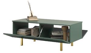 Konferenční stolek Scalia II 2K 120 cm - labrador mat / zlaté nožky