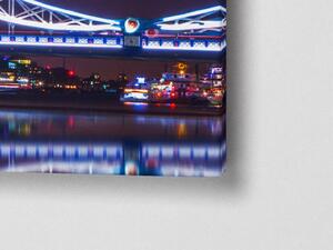 Liox XXL Obraz noční tower bridge Rozměr: 200 x 100 cm