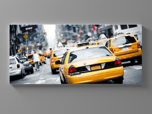 Liox XXL Obraz new yorkské žluté taxi Rozměr: 200 x 100 cm