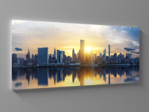 Liox XXL Obraz výhled na Manhattan Rozměr: 200 x 100 cm