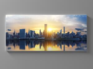 Liox XXL Obraz výhled na Manhattan Rozměr: 200 x 100 cm